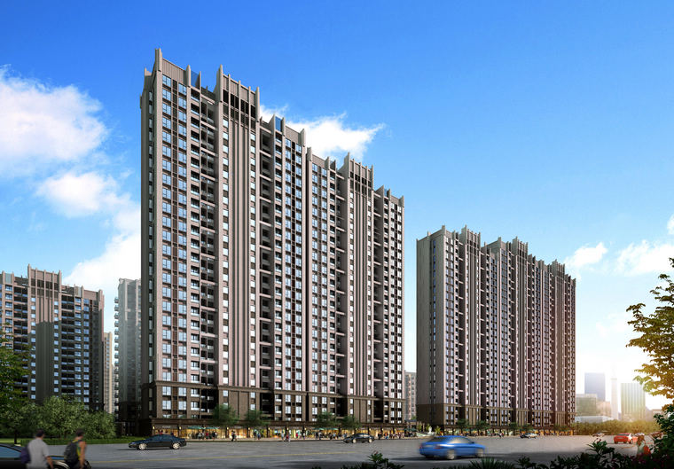 沿新天佑大道透視圖